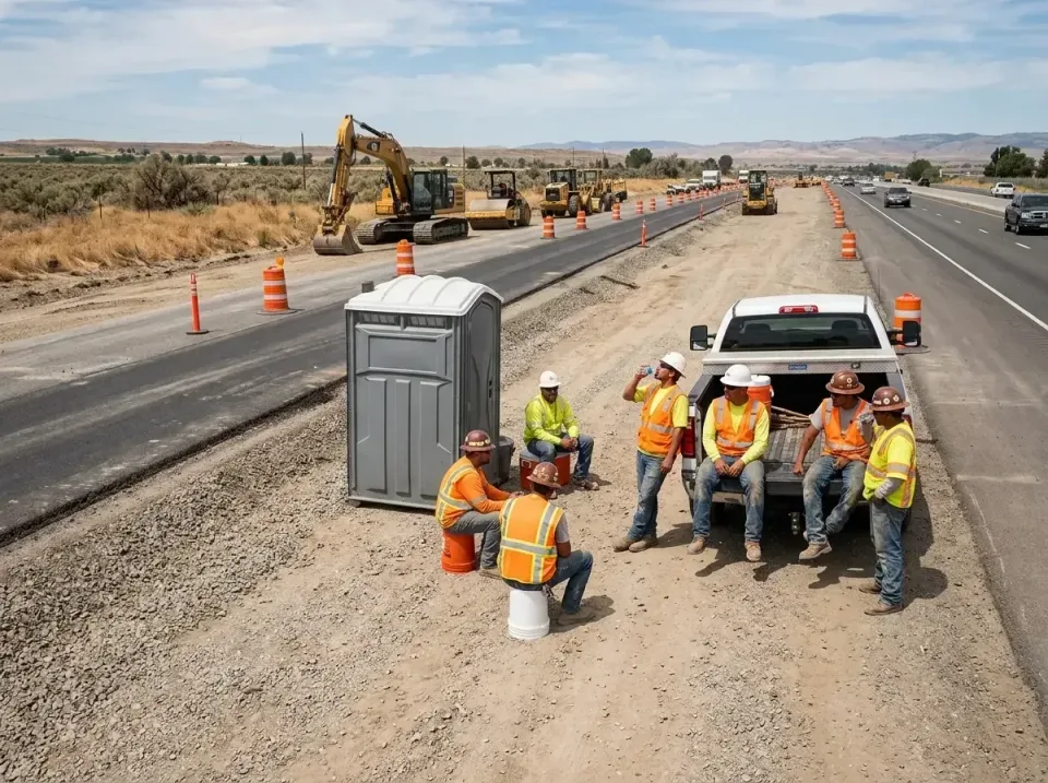 highway-road-construction-crew-007 — frequently asked questions, Porta Potty and Restroom Rentals in Corcoran, CA